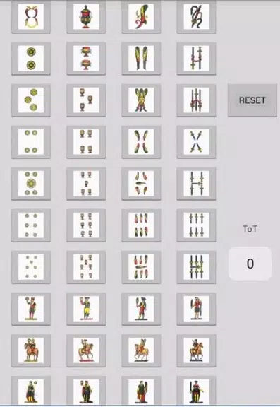 card counting napoletane cards Ảnh chụp màn hình 1