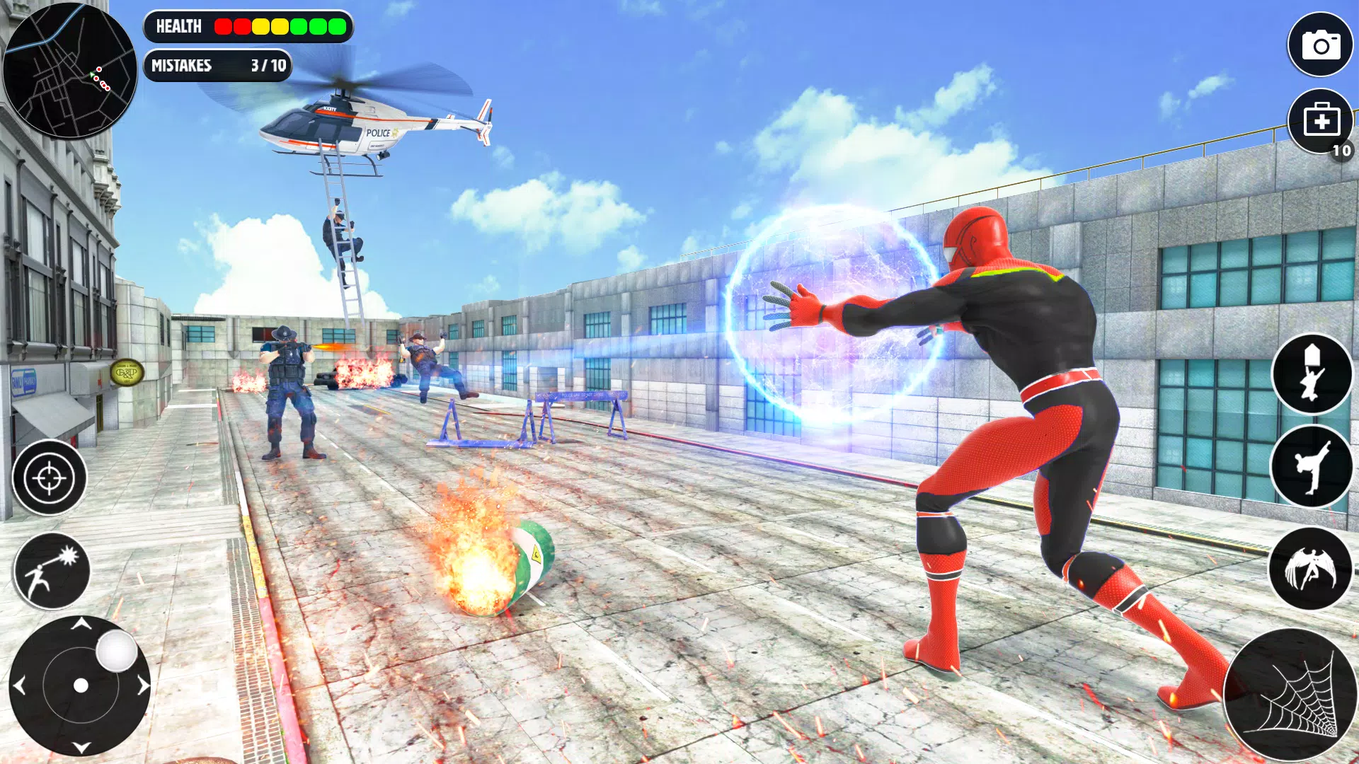 Spider Fighting Man Hero Games Screenshot 2