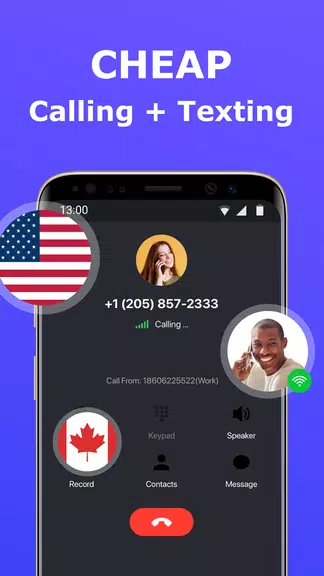 TalkU: Anruf + SMS-Nachricht Screenshot 1