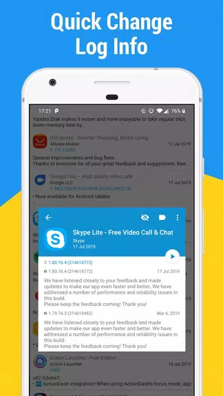 App Watcher: Check Update Capture d'écran 2