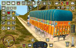 Indian Truck Offroad Cargo 3D Zrzut ekranu 1