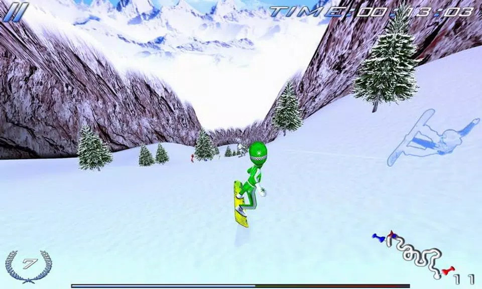 Snowboard Racing Ultimate ภาพหน้าจอ 2