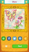 Butterfly Coloring Pages Captura de pantalla 4