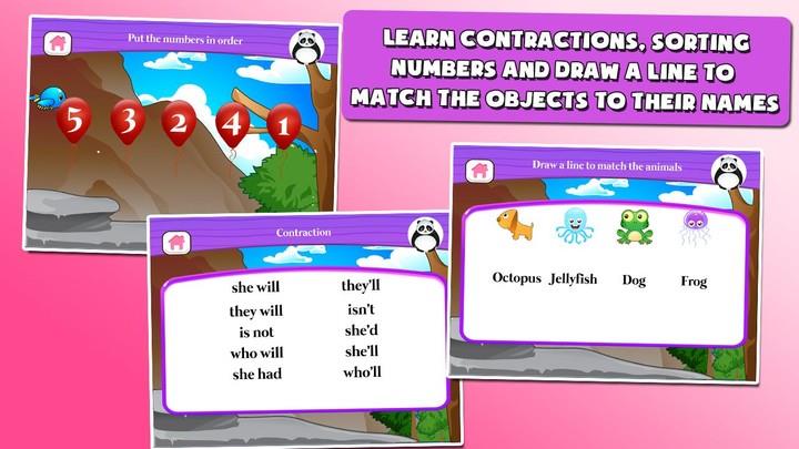 Panda 1st-Grade Learning Games Zrzut ekranu 3