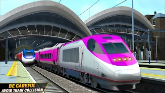 City Train Driving Train Games स्क्रीनशॉट 1