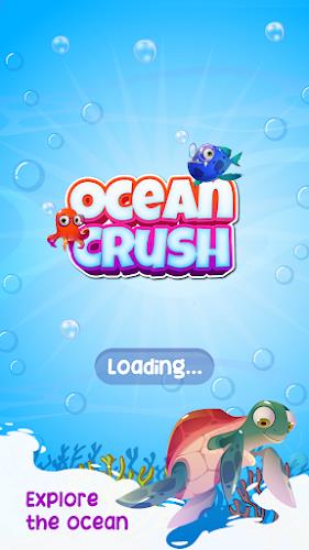 Ocean Crush Game - Match 3 Schermafbeelding 1