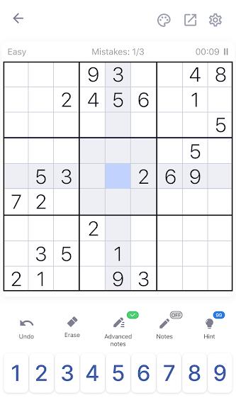 Sudoku - Classic Sudoku Puzzle Mod Screenshot 4