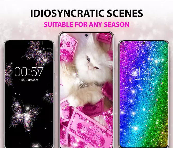 Glitter Live Wallpaper ภาพหน้าจอ 3