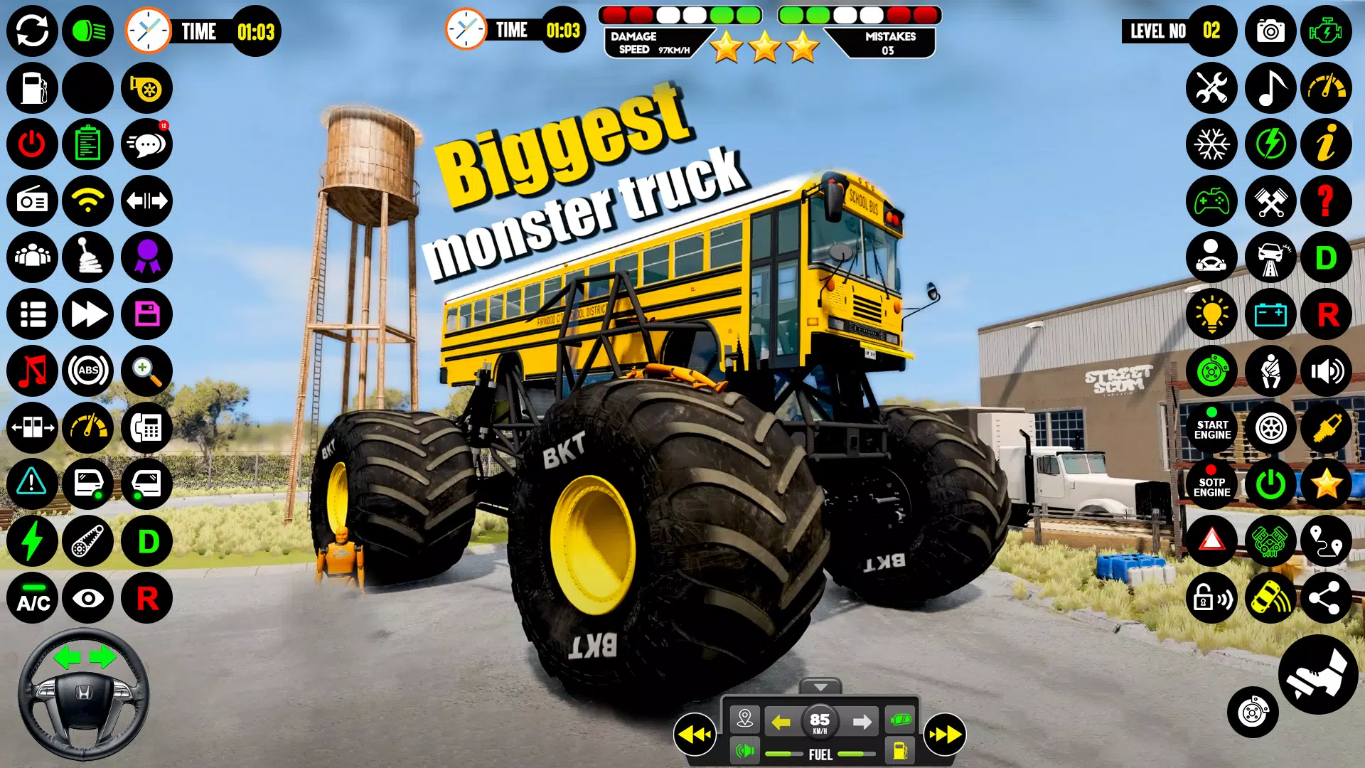 4x4 Monster Truck Game - Derby Captura de tela 3
