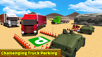 Truck Parking Truck Games Schermafbeelding 1