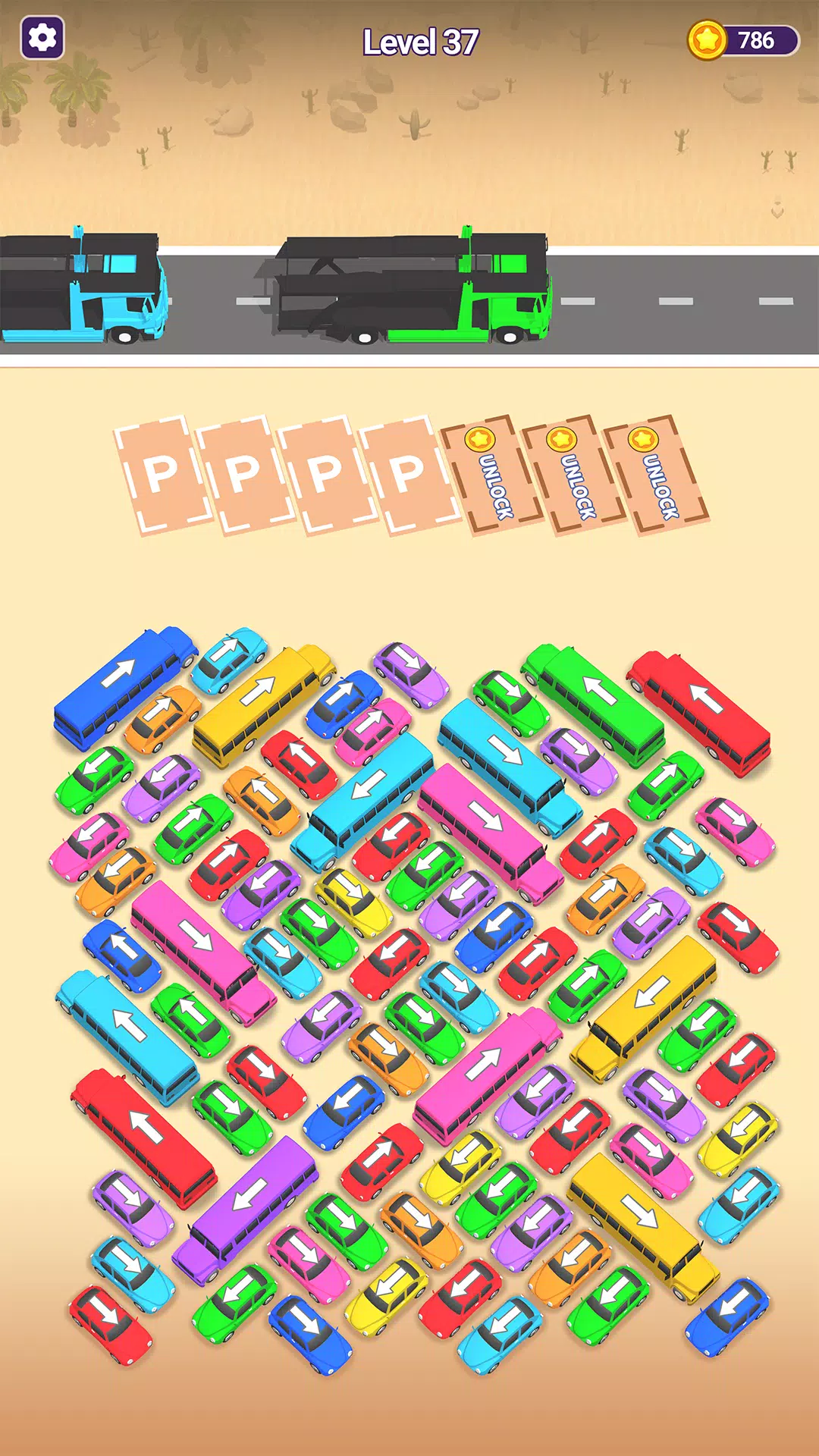 Mini Car Jam: Parking Puzzle Ảnh chụp màn hình 2