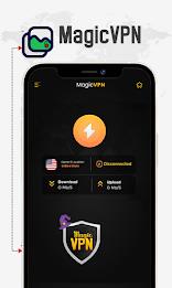 Magic VPN – VPN Fast & Secure स्क्रीनशॉट 1