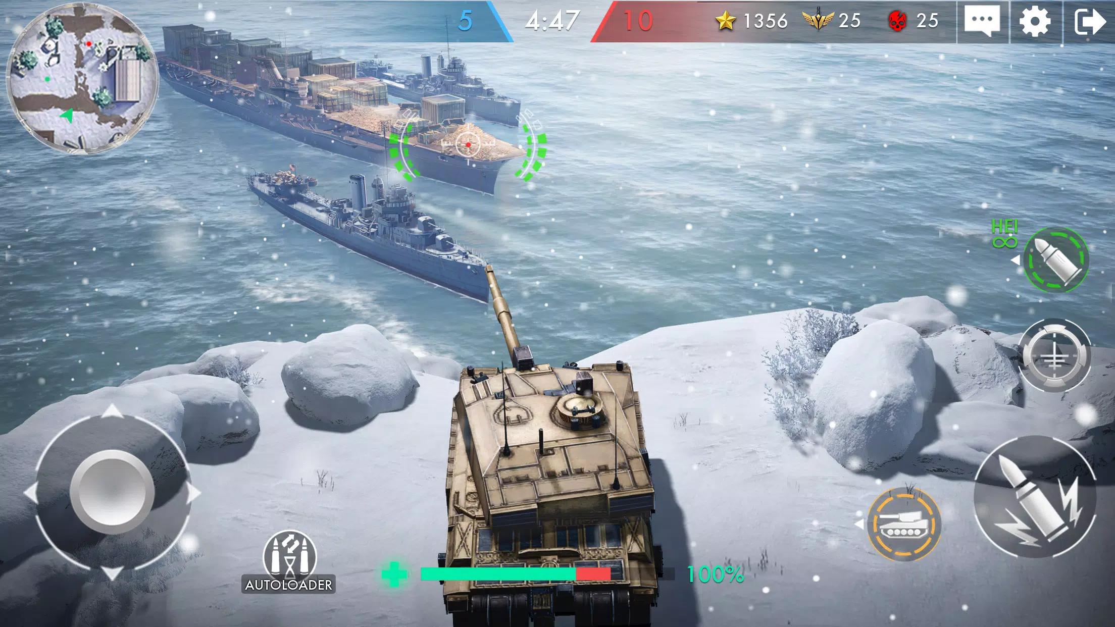 Tank Warfare: PvP Battle Game Captura de tela 1