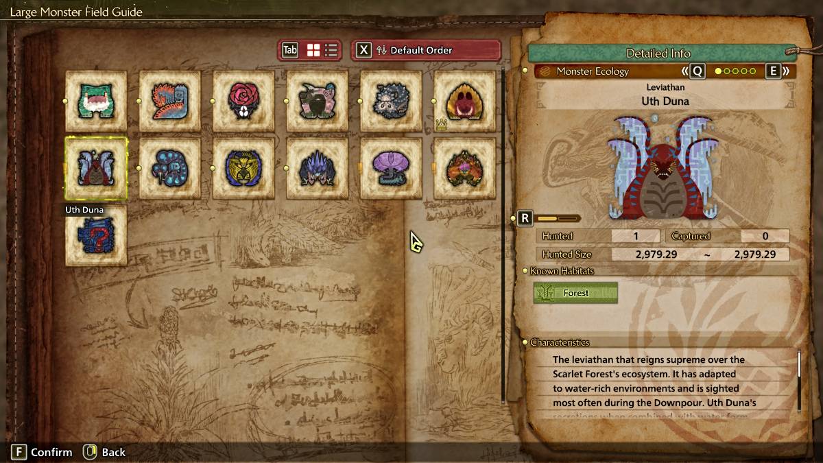 乌斯杜纳怪物图鉴