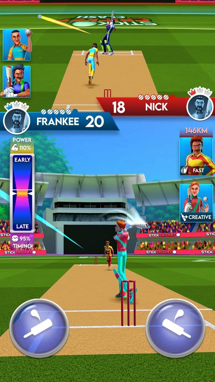 Stick Cricket Clash Ekran Görüntüsü 1