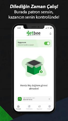 Jetbee -  Kurye Uygulaması Captura de pantalla 3