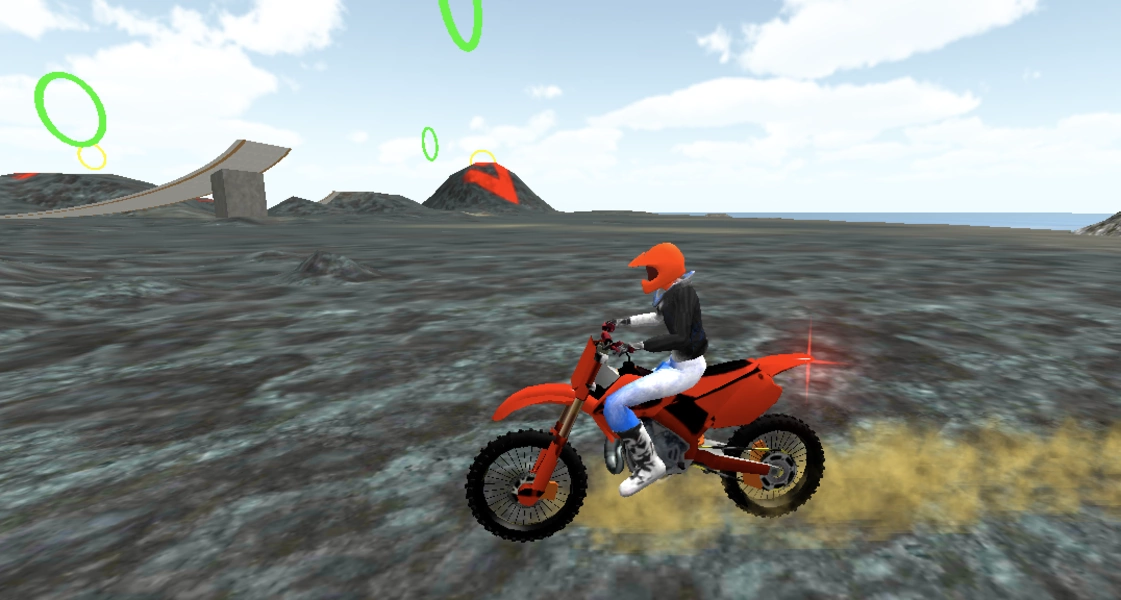 Motocross Volcano Jumping應用截圖第1張