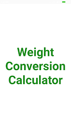 Weight Converter スクリーンショット 2