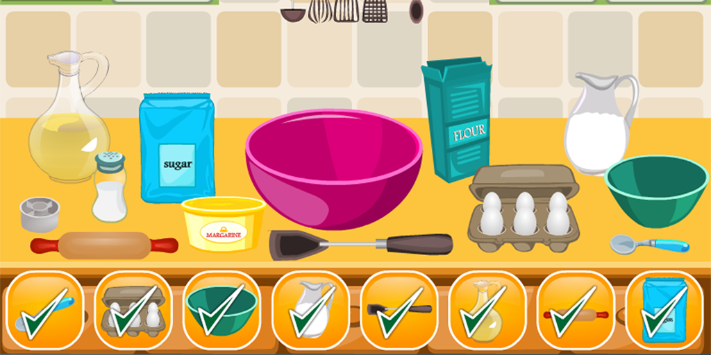 Cake Girls Games Cooking Games Mod Schermafbeelding 2