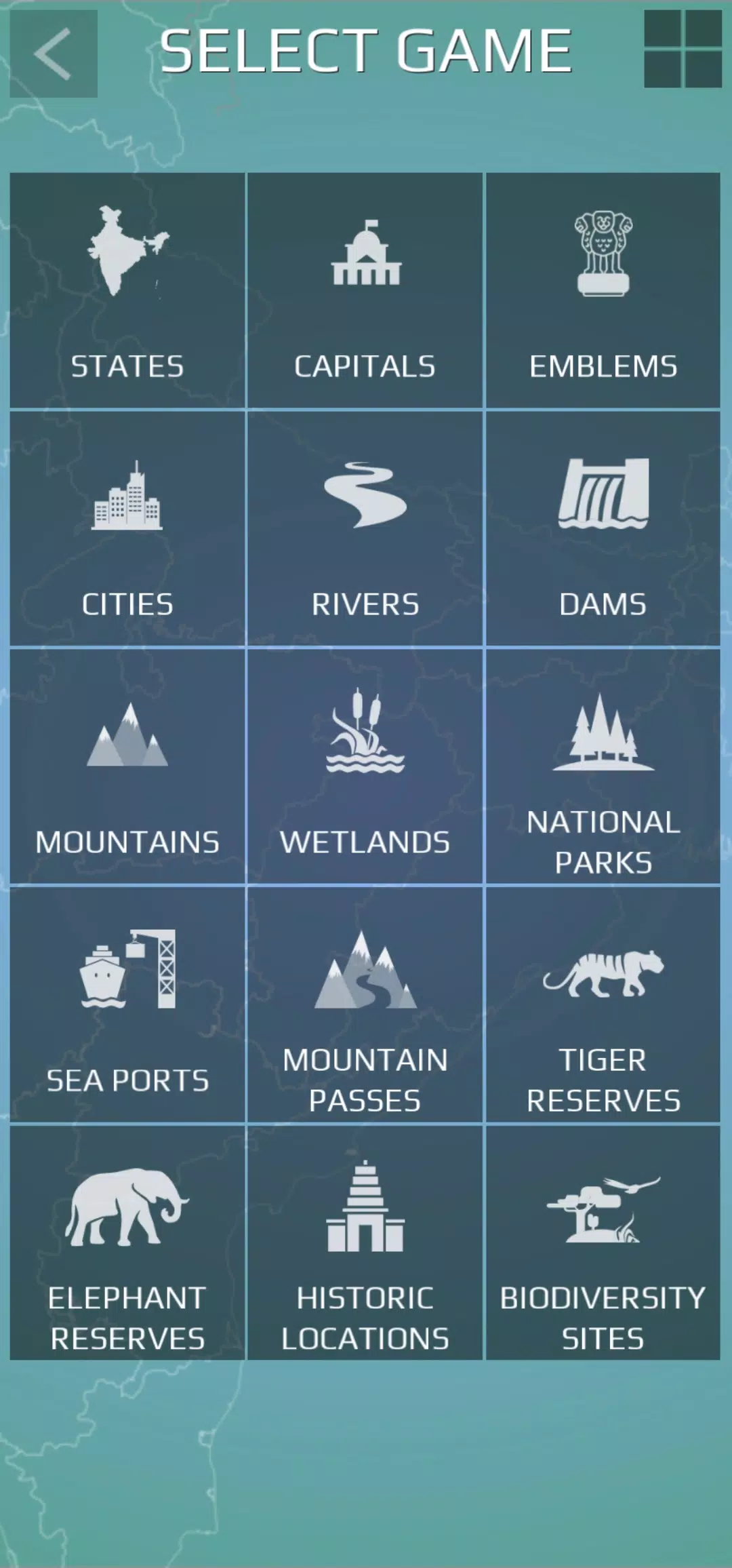 India Map Quiz Screenshot 1