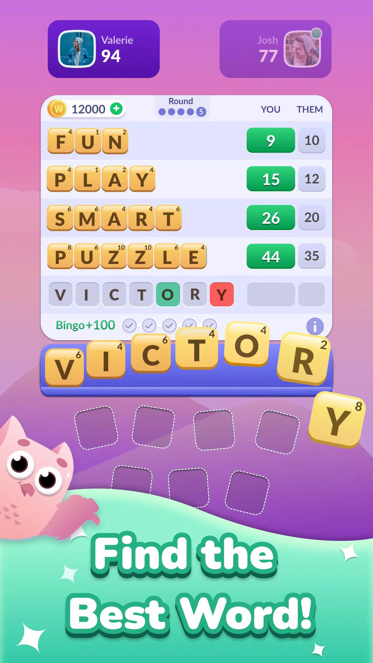 Word Roll - Word Bingo 스크린샷 2