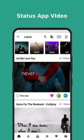 Ultimate Status Video 스크린샷 1