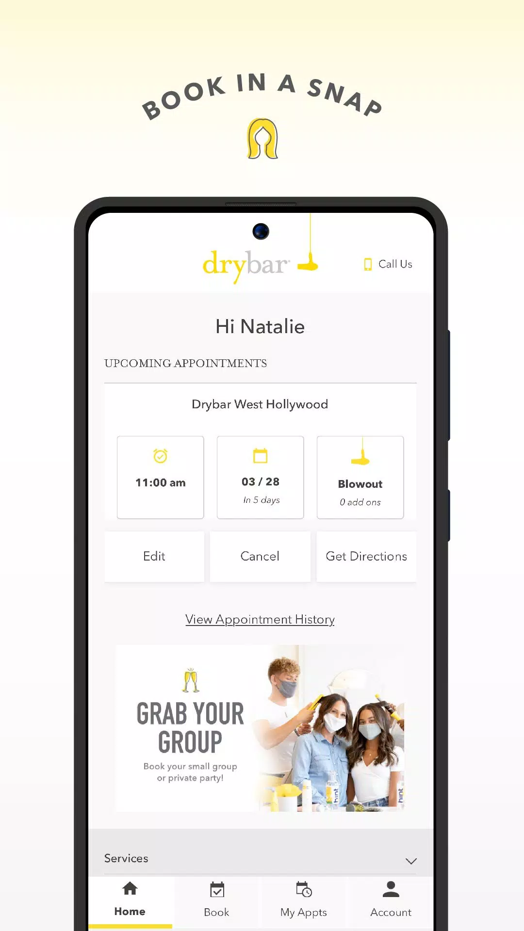 Drybar ภาพหน้าจอ 1