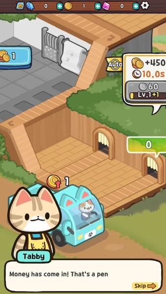 Idle Cat Tycoon Скриншот 1