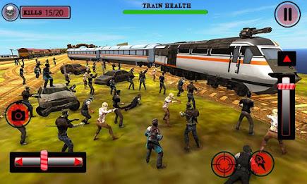 US Army Train Zombie Shooting ภาพหน้าจอ 3