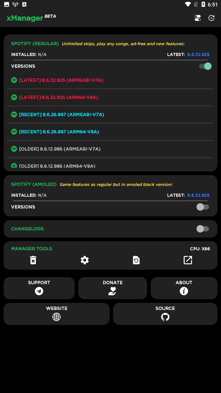 xManager For Spotify Tangkapan skrin 2