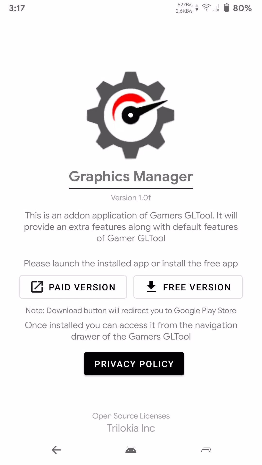 Graphics Manager Screenshot 1