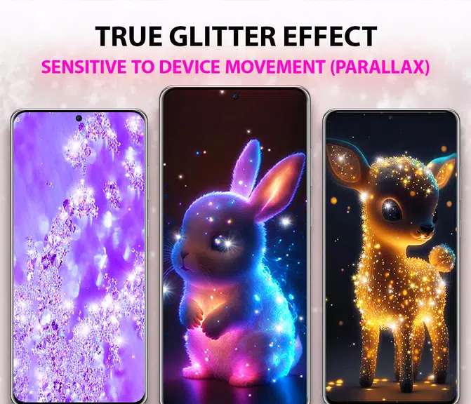 Glitter Live Wallpaper Ảnh chụp màn hình 1