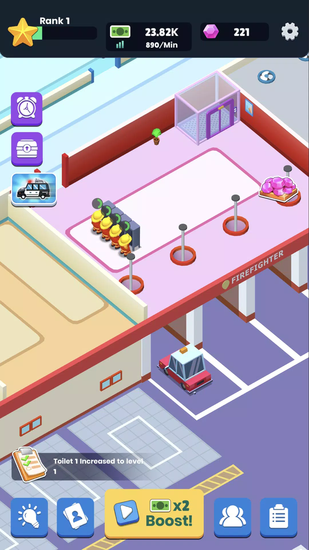 Emergency mission - idle game Screenshot 2