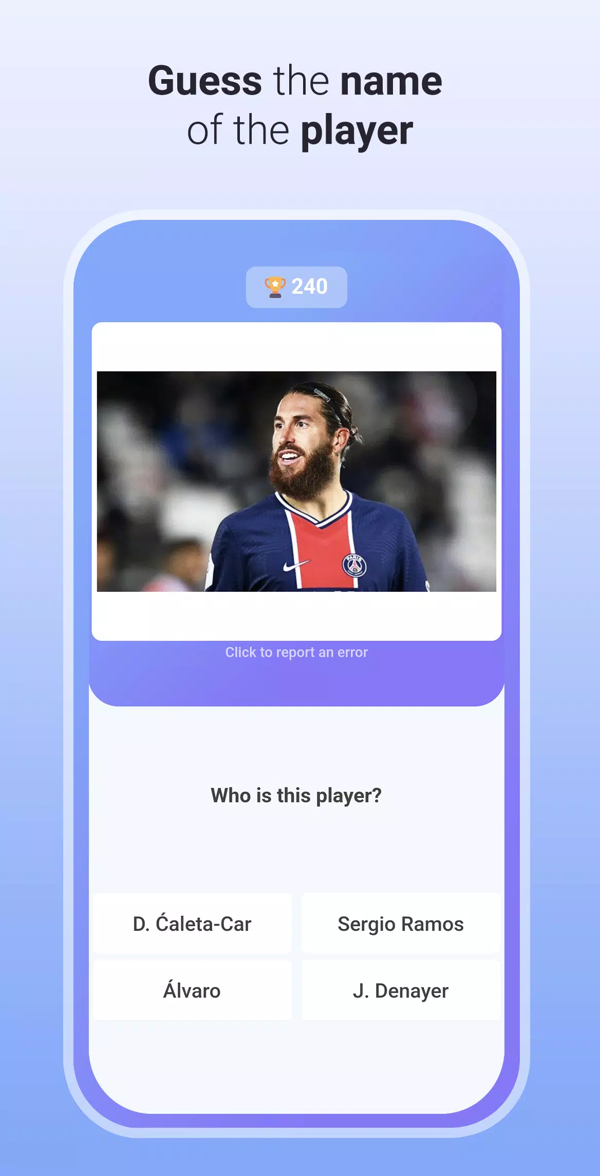 Quiz Soccer - Guess the name Screenshot 4