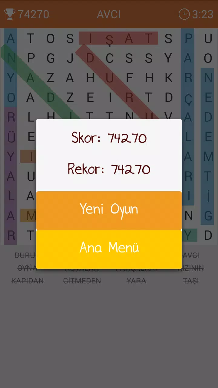 Kelime Bulmaca 스크린샷 3