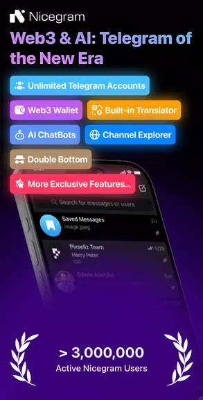 Nicegram: Chat for Telegram X Captura de pantalla 1