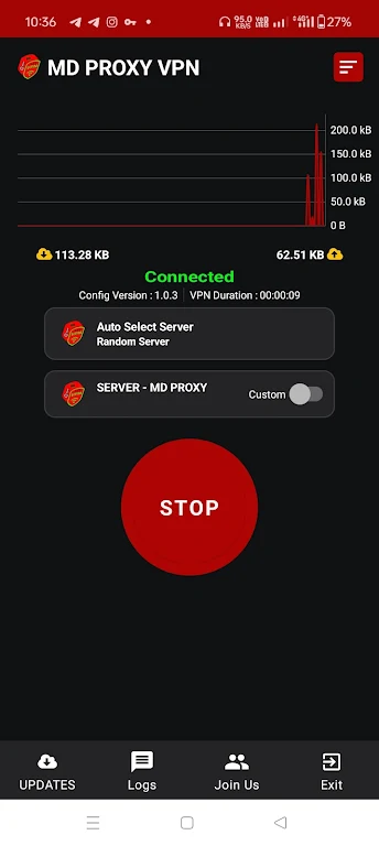 MD PROXY VPN Ekran Görüntüsü 2