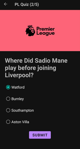 Premier League Quiz स्क्रीनशॉट 3