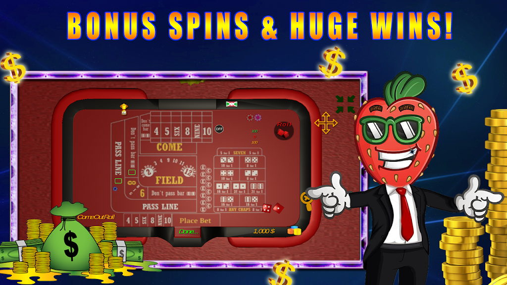 Virtuelles Casino - Craps Spiel Online Ekran Görüntüsü 1