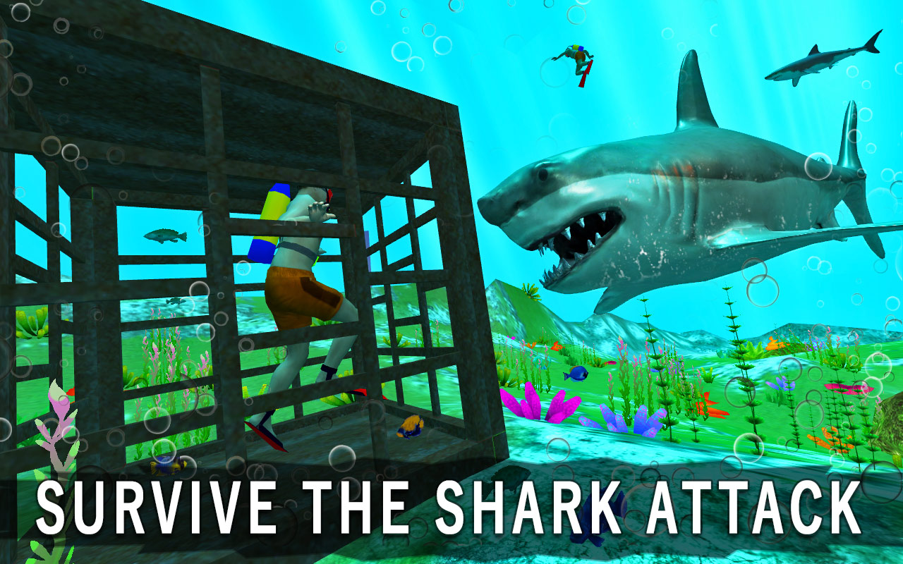 Hunt Wild Shark Simulator Ảnh chụp màn hình 1