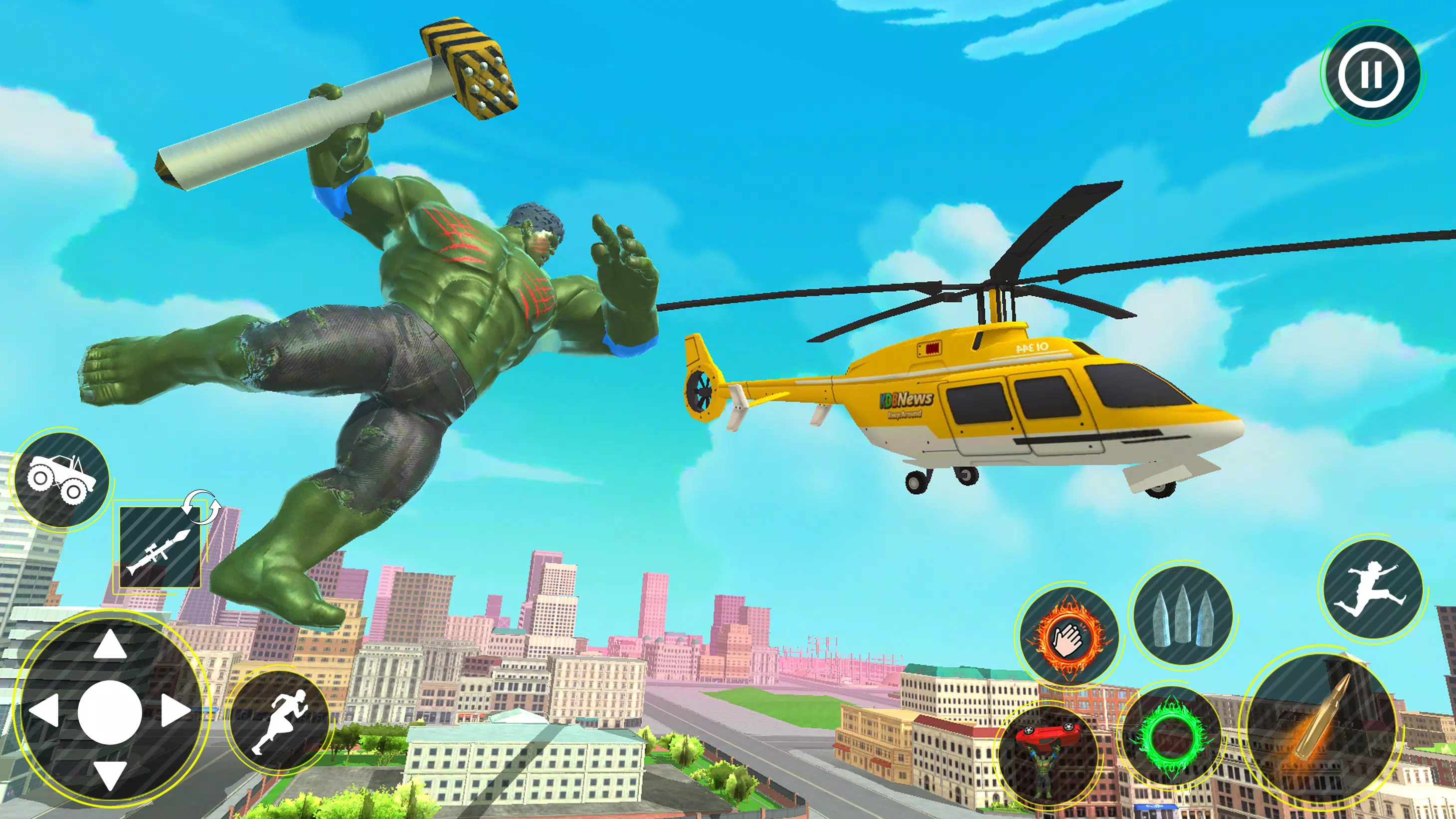 Incredible Monster Hero 3D War Screenshot 2