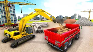 City Construction Truck Games स्क्रीनशॉट 3