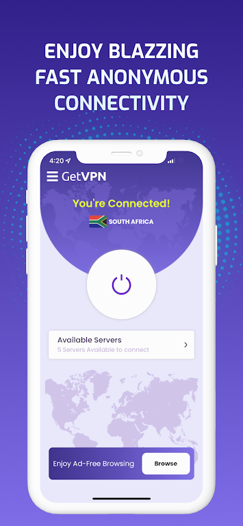 Fast VPN - GETVPN Ảnh chụp màn hình 1