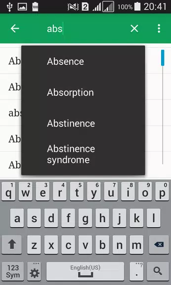 Psychology Dictionary Offline Screenshot 2