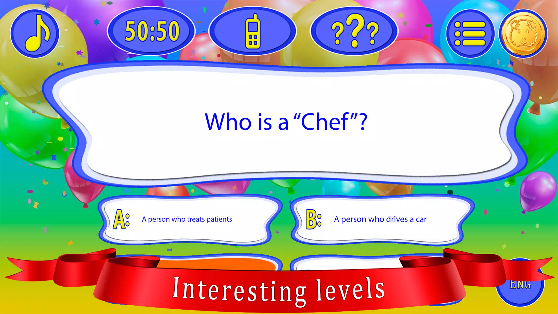 Kids Quiz Games: Millionaire Screenshot 3