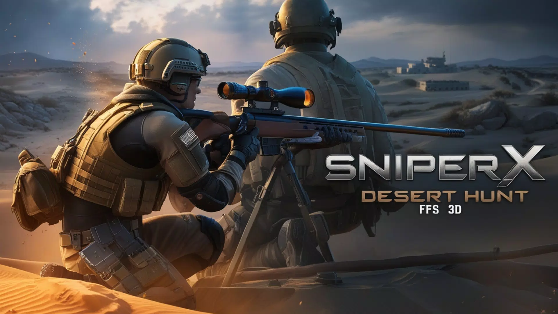 Sniper X : Desert Hunt FPS 3D Screenshot 2