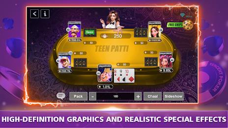 Teen patti Glory Captura de tela 3