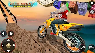 Bike Stunt 3D Simulator Games 스크린샷 3