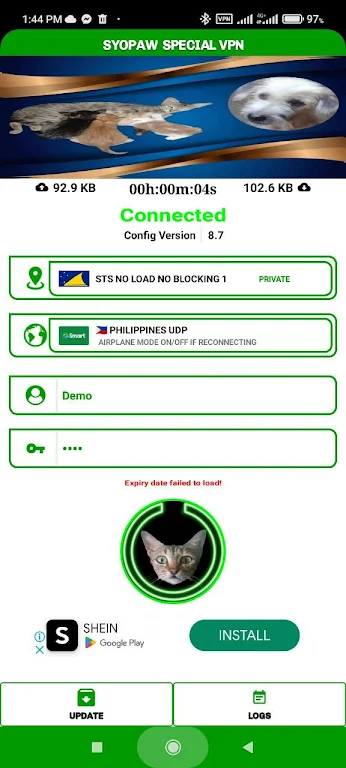 Syopaw Special VPN Screenshot 1