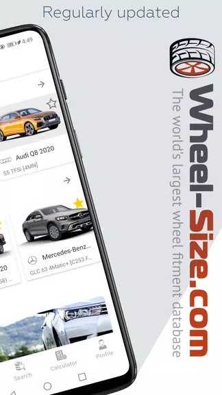 Wheel Size - Fitment database Captura de tela 4